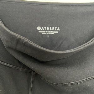Athleta, size L black athletic pant